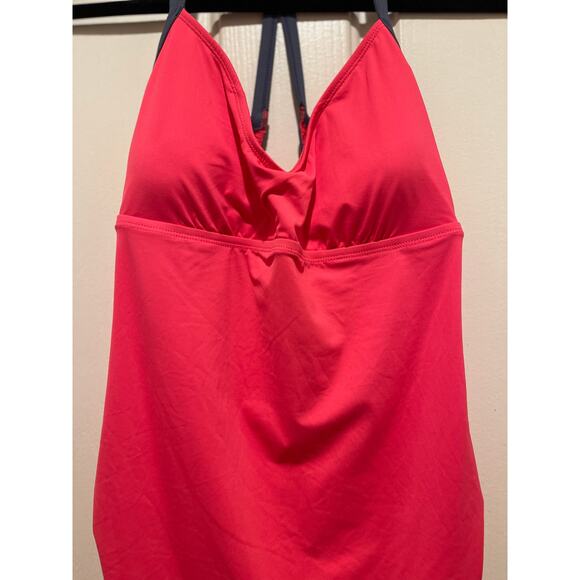 Beach House Sport Maya Tank in Calypso Racer Back Size 10 NWT Ruched Extra Long - Picture 3 of 10